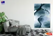 Black Grey & Gold Lines Abstract Wall Canvas Home Decor Australian Made Quality