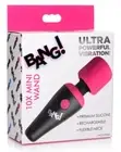 Bang! 10X Ultra Powerful Silicone Mini Wand -Pink ~~PREMIUM SILICONE~~