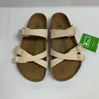 Birkenstock New w/ Box Franca Canvas Eggshell Textile Vegan Regular Select Size