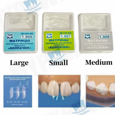Dental Clear Matrix Anterior Matrices Bow BT Fits Bioclear L/M/S Matrice TOR VM