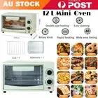 12L Mini Electric Oven Grill Toaster Cake Bread Baking Machine Pastry Maker AU