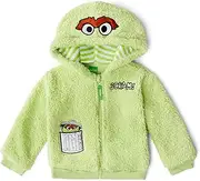 [Sesame Street] Cookie Monster Elmo Fleece Zip Up Hoodie