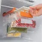 1 Set Fridge Drawer Organizer Useful Stable Retractable Fridge Drawer Organizer