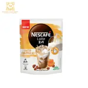 NESCAFE Instant Latte Salted Caramel Ice 15 Sticks - Halal Certified Malaysia