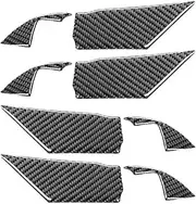 ATATNK Compatible for Toyota 8 Th Generation Camry Inner Door Bowl Stickers Carbon Fiber Car Door Handle Adjustable Cover Modification Accessories