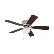 Prominence Home Alvina, 42 Inch Traditional Flush Mount Indoor LED Ceiling Fa...