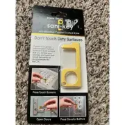Home Smart SANI-KEY No Touch Door Opener Copper-Coated Stylus Anti-Microbial NEW