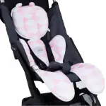 【YODO XIUI】嬰兒車涼蓆 3D透氣坐墊 熊耳朵造型雙層車墊 多色可選