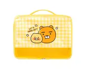 Kakao Friends Travel Pouch L Water Resistant Double-Sided Zipper Bag Handle