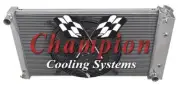 RC Champion 3 Row Radiator 26" Core W/ 16" Fan for 1970 - 1981 Chevrolet Camaro (for: Chevrolet)