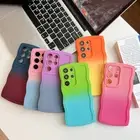 For Samsung Galaxy S24 S23 S22 Ultra S21 FE Shockproof Gradient Wavy Case Cover