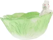 ABOOFAN Funny Cartoon Animal Bowl Ceramic Boys and Girls Plate Non-Slip Suction Bowl for Baby