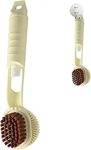 [Generic] Shoe Cleaning Reflection Add Liquid - Repaired to Multifunctional Cleaning with Soap Dispenser, Liquid by Adding a Pot Brush