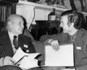 Viscount Scarsdale, nephew Lord Curzon, & Nicholas Eadon , gre- 1972 Old Photo
