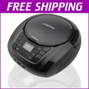Compact Boombox - Bluetooth, FM Radio, MP3 & CD Player - Lightweight & Versatile