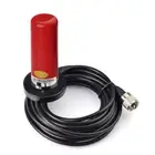 Dual Band VHF UHF 143/444MHz Car Ham CB Mobile Radio Magnetic Base Antenna - Red