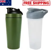 700ml Shaker Ball Sport Bottle Cup GYM Protein Supplement Drink Blender Mixer AU