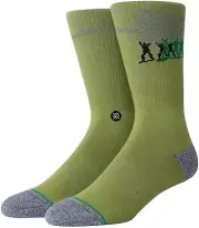Stance Kids Green Crew Cotton Disney Pixar Toy Story Army Men Socks Sz M 11-2