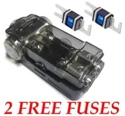COMPETITION GRADE DUAL MINI MIDI ANL FUSE HOLDER CAR AMP INSTALL 0 2 4 GAUGE NEW