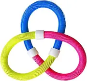 ａ aternee Weighted Fitness Hoop Abdomen Fitness Circles Comfortable Entertainment Weighted Hoop for Home Gym Adults