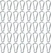 60pcs Small Carabiner Clips Mini Aluminum Carabiner Clip Keychain Bulk Hook P...
