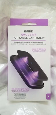 HoMedics UV CLEAN Portable Phone Sanitizer Kills Up To 99.9% Bacteria & Viruses