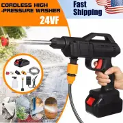 Electric High Pressure Water Spray Car Gun Cordless Portable Yard Washer Cleaner