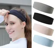 Unisex Sport Elastic Headbands Sweatband Hair Stretch Running Turban Gym Yoga Au