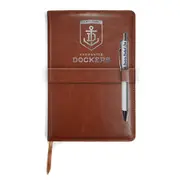 Fremantle Dockers AFL PU Leather Notebook and Pen Gift Pack