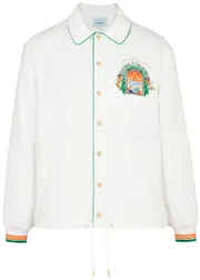 Casablanca Logo-print Shell Jacket - White - XL XL