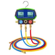 Digital HVAC Gauges,R410A R134A Digital Vacuum Pressure Manifold gauges Set w...
