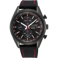 在飛比找PChome24h購物優惠-SEIKO 運動計時膠帶太陽能腕錶V176-0BH0C(SS