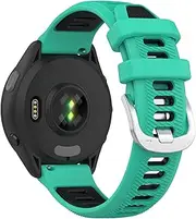 22mm Watch Bands Fit for Garmin Forerunner 265 255, Vivoactive 4 Quick Release Silicone Replacement Watch Bands Straps Wristbands Bracelet Fit for Polar GRIT X/Vantage M/Vantage M2