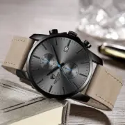 2025 Chronograph MvMt Style CHEETAH Date Quartz Leather Men's Wristwatch