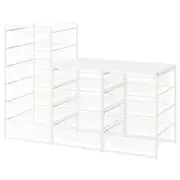 JONAXEL storage combination, white, 148x51x104 cm