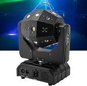 Stage Light Moving Head Light 120w Spotlight with Sound Activation, Wedding Dj Party Stage Lighting Strobe Light for Club KTV Disco Party Wedding KTV Family Party Birthday