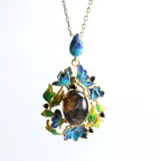 Sericho pallastie meteorite pendant， Meteorite necklace，from Kenya AB92