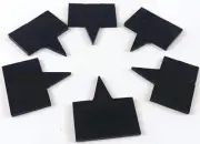 Food Markers, Black Slate, Hand Cut, for Cheeseboards, Charcuterie Board, Displa