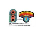 CUSTOM STICKERS for Kenner CENTURIONS Hacker toy with BONUS LOGO