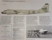 Vickers Valiant Aircraft Picture Out of Print Article Spec Sheet Wall Art Decor