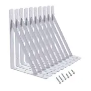 HOME MASTER HARDWARE 12 x 8 inch Heavy Duty Shelf Brackets, Load Capacity: 60