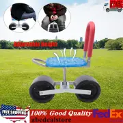 Rolling Garden Scooter Garden Cart Seat With Wheels 360 Swivel Seat Garden Stool