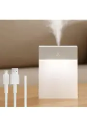 280ml Portable Humidifier, Mini Cool Mist Humidifier with Night Light, USB Perso