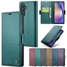 Caseme Flip Card Wallet Leather Case For Samsung A14 A32 A53 A72 A24 A34 A33 A52
