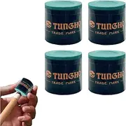 WanderGo 4Pcs Snooker Chalk, Professional Green Dry Pool Chalk, No‑Slip Pool Cue Chalk, Enhances Grip Snooker Accessories for Chinese Billiards, Pool Table Accessories