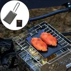 Mini BBQ Grill Pan Portable Stovetop Plate Frying Pan Griddle Pan for Picnic