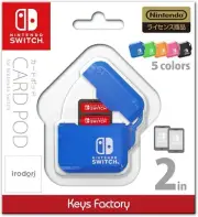 NEW & SEALED ~ NINTENDO Card Pod for Switch Games Blue Case, Game Storage Case