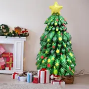 Self Standing Christmas Tree Balloons Foil Balloon Garland Arch Kit Reusable Xmas Party Decoration Supplies