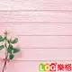LOG 樂格 3D立體 深凹木皮紋防撞 美飾牆貼 (粉紅色60X70cm)