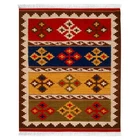 Anatolian Kilim Flat Weave 100% Wool Hand Woven Oriental Rug 3x5 feet